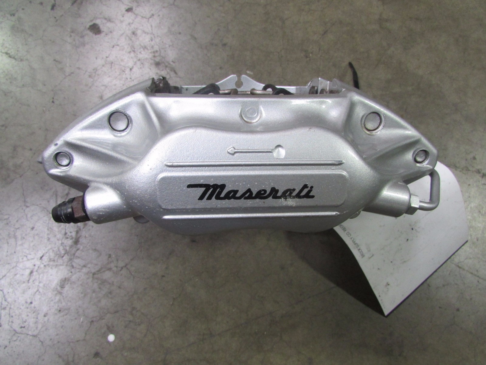 Maserati Coupe, Spyder, LH Left Rear Silver Brake Caliper, Used, P/N 387201123