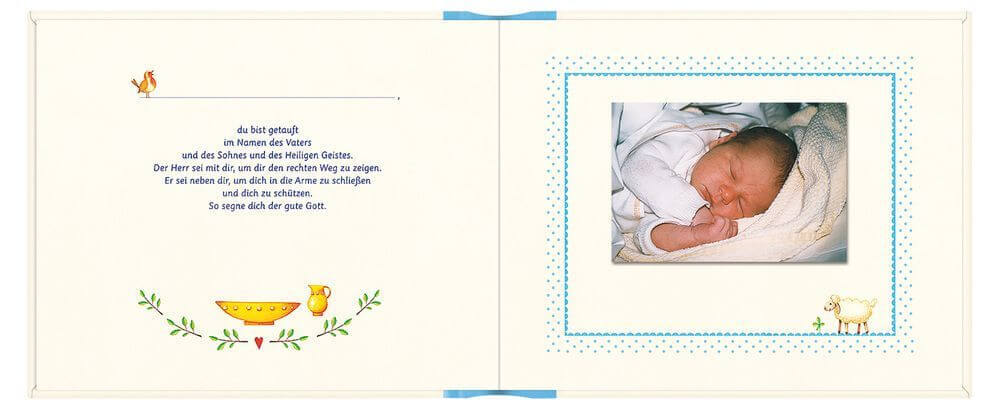 Thumbnail - Eintragalbum - Meine Taufe, Hellblau