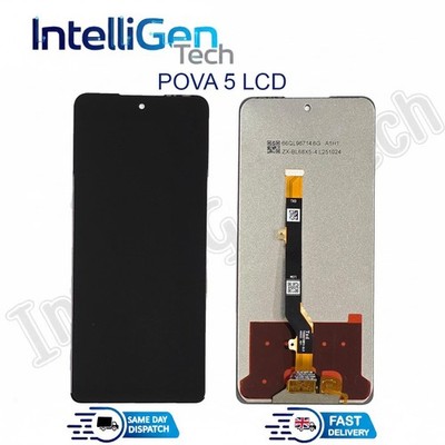 For Tecno Pova 5 LH7n LCD Display Touch Screen Digitizer Assembly Replacement