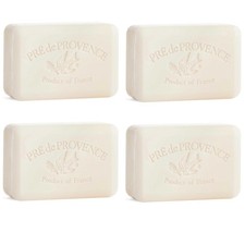 Pre de Provence Sea Salt Soap Bar 250g Pack of 4 Quad-Milled Shea Butter