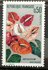 Timbre 1973 YT 1738 - Anthurium - Neuf ** MNH