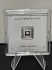 Geiger 1 Gram .999 Silver Bar In Square Assay Security Feature Searialized