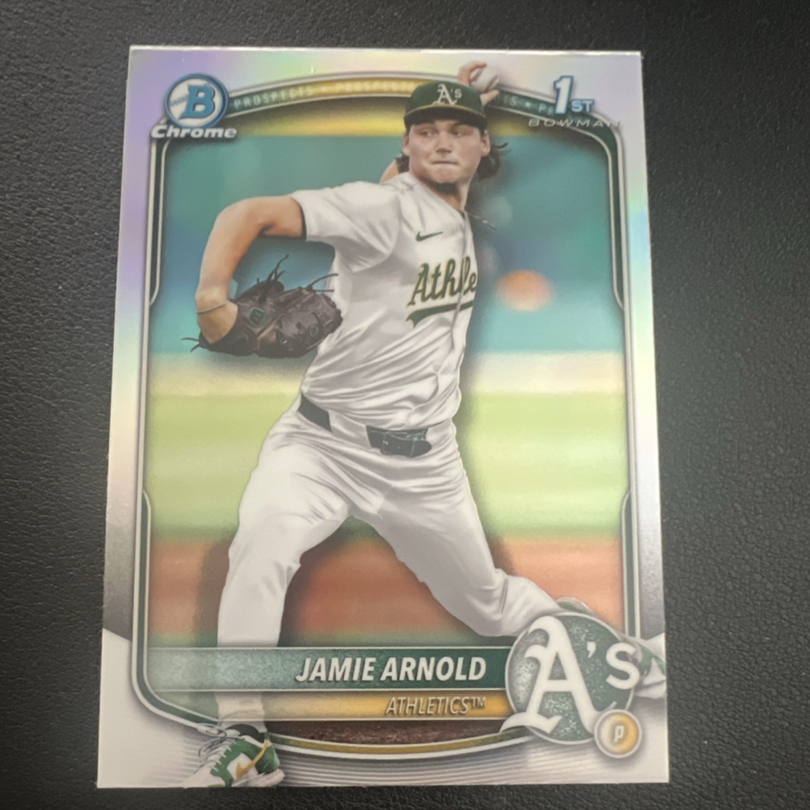 Bowman 2025 Draft Chrome Refractor 1st Bowman Prospects Jamie Arnold BDC-30