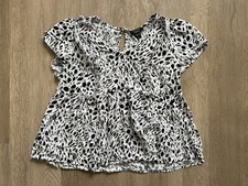 New Look Maternity Nursing Dalmatian Print Top - Size UK 16 - Fast Dispatch