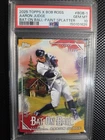 2025 Topps X Bob Ross Aaron Judge Bat On Ball- Paint Splatter /99 PSA 10