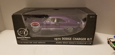 1970 Dodge Charger R/T Plum Purple /White Interior 1/18 By RC2/ Supercar Coll.