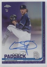 2019 Topps Chrome Rookie Purple Refractor /250 Chris Paddack #RA-CPA Auto 07qr