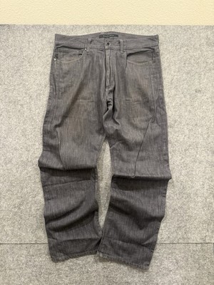 Vintage Y2K Sean John Baggy Black Denim Jeans Size 34x34
