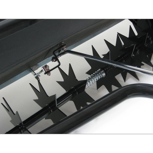 Rasenlüfter Vertikutierer Moosentferner Unkrautentferner mit Streuer 35L 80cm - Bild 4 von 7