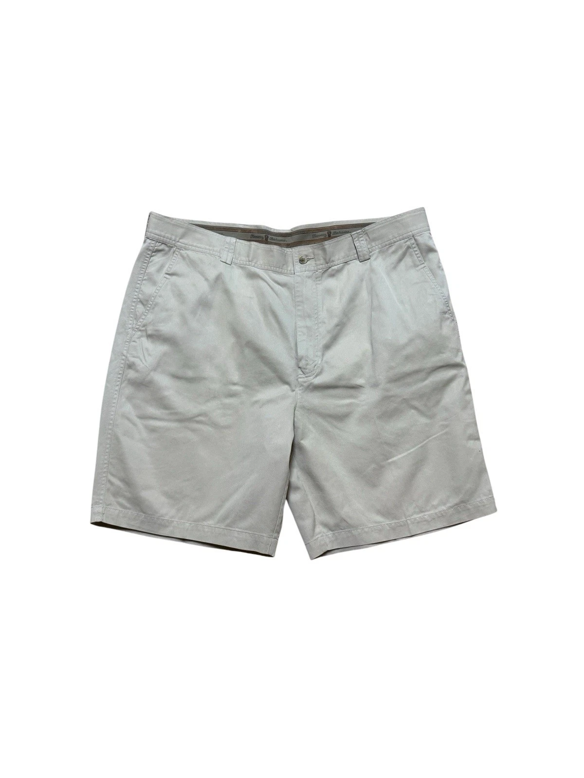 Tommy Bahama Men’s Chino Shorts Size 42 Beige Lyocell Cotton 9” Inseam
