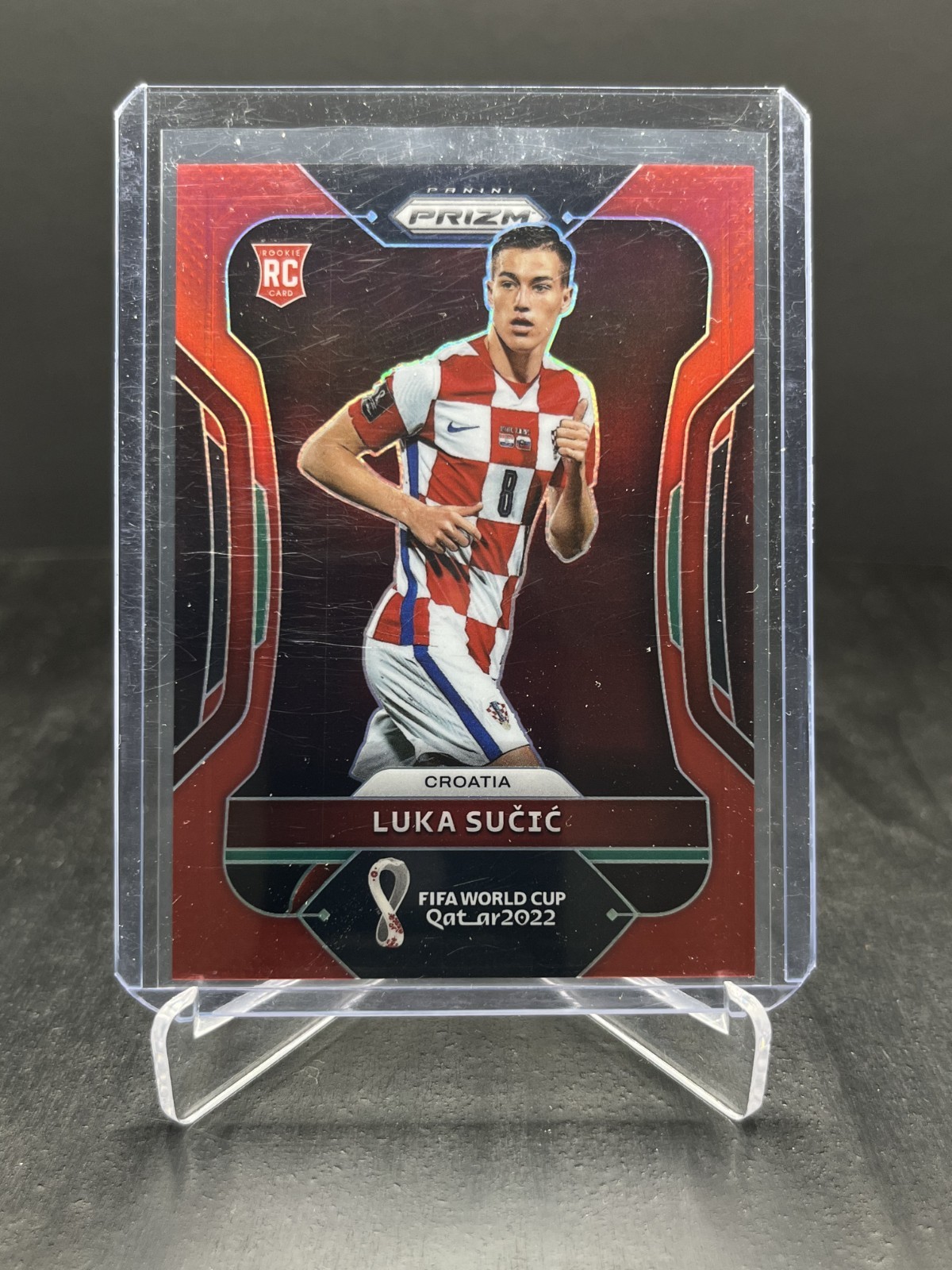 2022 Panini Prizm FIFA World Cup Qatar Luka Sucic RC Rookie Red 239/399 #62