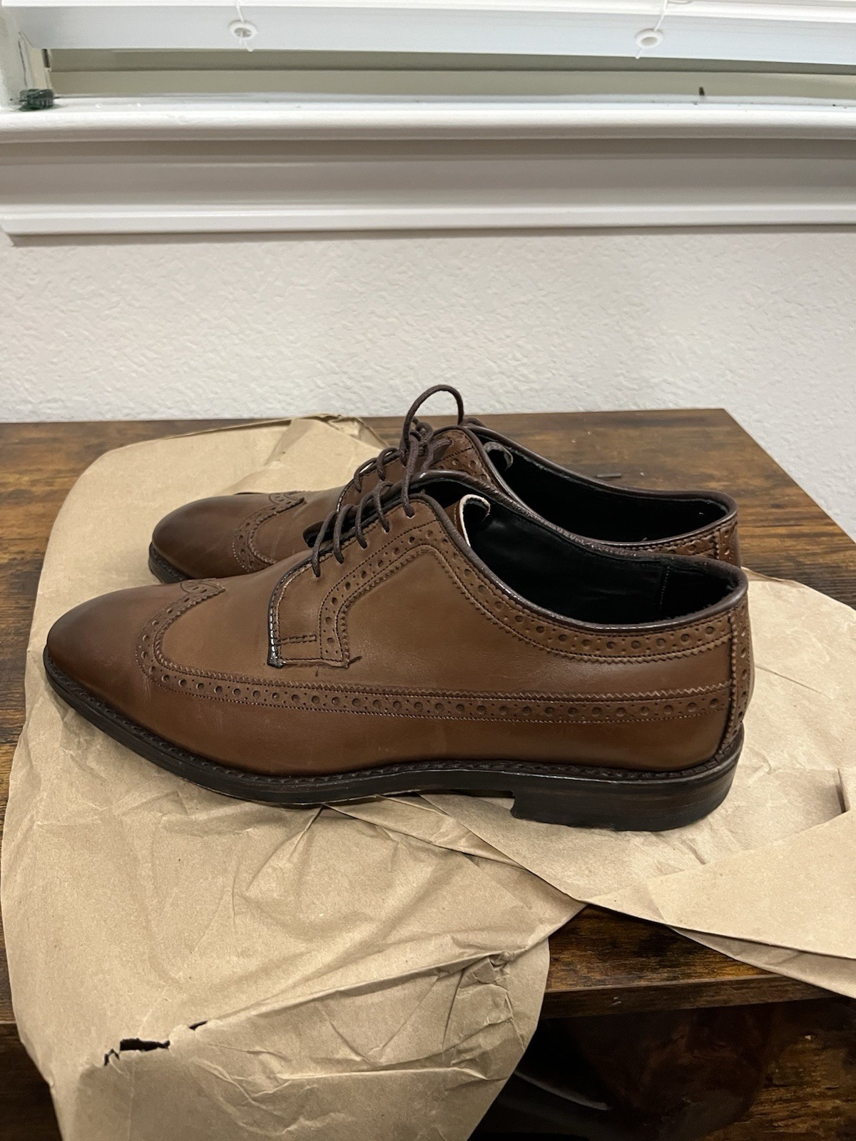 SAOLA Allen Edmonds Green St MacNeil Winstonmok 9D destra 9 5D sinistra gomma ala lunga ☕️