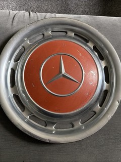 Vintage Mercedes Hub Cap Man cave decor