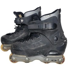 Salomon STS Aggressive Inline skates JUNIOR 7 25CM Black Silver