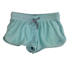 Vilebrequin Girls Terry Towel Shorts Turquoise Size 8Y Kids Beach Retail 105