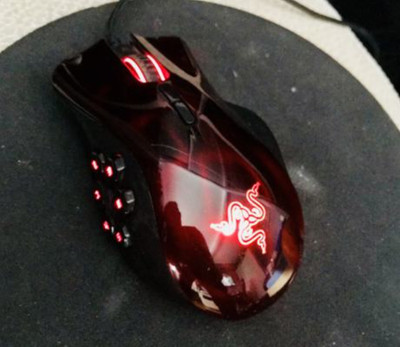 Razer Hex RED WRATH  RZ01-01600 MOBA ULTRA RARE GAMING MOUSE NEW NEVER USED