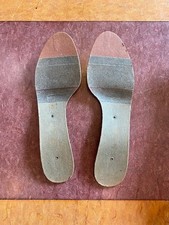 vintage unused women's oval toe 3-part shanked full insole boards US size 8