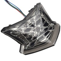 Eurowagens Integriertes LED RüCklicht Bremslicht Blinker FüR Motorrad