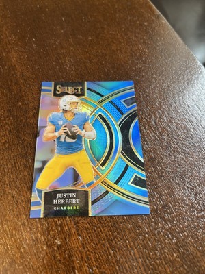 2023 Panini Select Justin Herbert Premier Level Color Match Prizm /99 Full Size