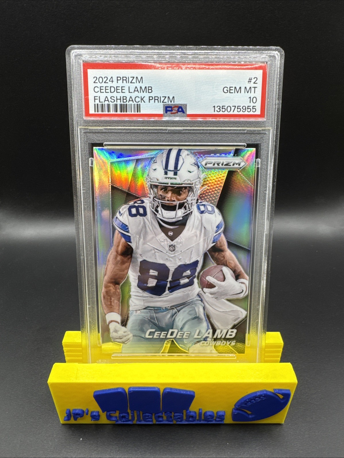 2024 Panini Prizm Ceedee Lamb #2 Flashback Prizm PSA 10