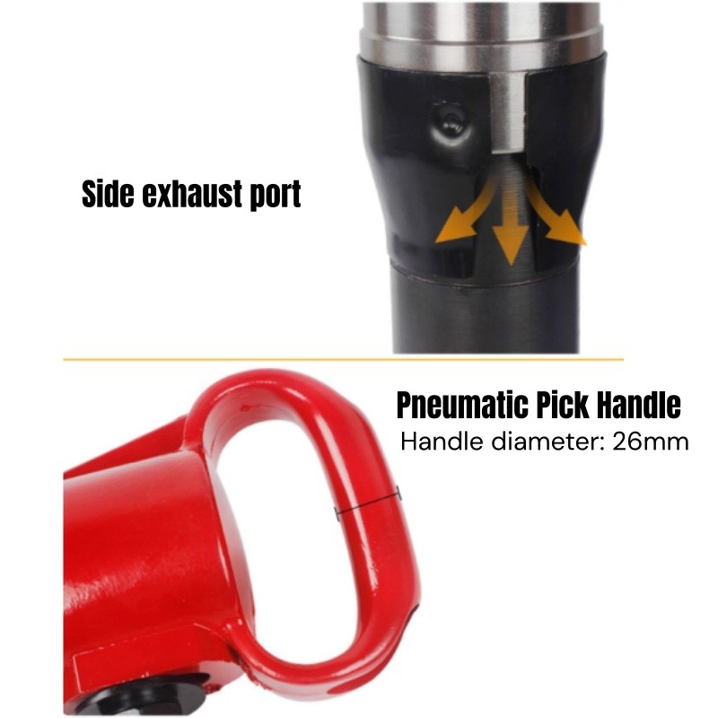  G10 Pneumatic Pick Air Shovel Cement Crusher Pneumatic Chipping Hammer NEW
