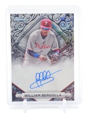 WILLIAM BERGOLLA 2023 BOWMAN STERLING AUTO #PA-WB PHILLIES Q3668