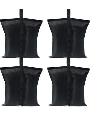 ABCCANOPY Canopy Weights 120 LBS Gazebo Tent Sand Bags,4Pcs-Pack (Black)