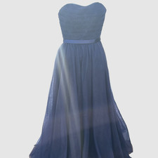 MORI LEE Madeline Gardner Princess Belle QUINCEAÑERA Ball Gown Sz 10 Blue Dress