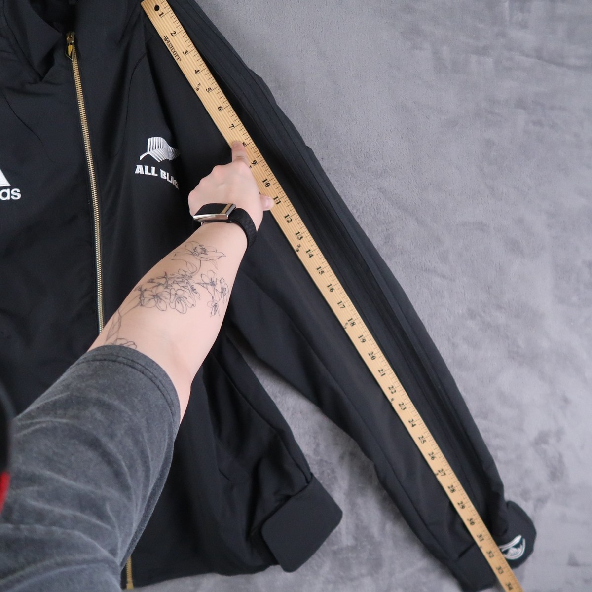 New Zealand All Blacks Jacket Men 2XL XXL Adidas Professional