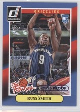 2014-15 Panini Donruss The Rookies Press Proof Blue 2/99 Russ Smith #24 0f8