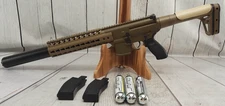 Sig Sauer MCX .177 Cal Tactical Air Rifle Belt-Fed CO₂ – 2 Mags 88g Cartridges 