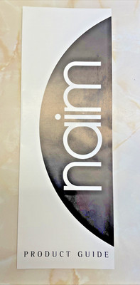 NAIM PRODUCT LEAFLET COVERS OILIVE RANGE. COLLECTORS. FREE POST WORLD WIDE!!