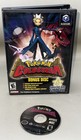 Black Nintendo GameCube case for Pokémon Colosseum Bonus Disc featuring Jirachi artwork with silver and red foil accents.