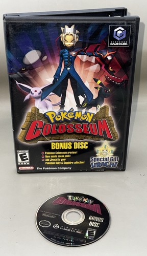 Pokemon Colosseum Bonus Disc Jirachi Nintendo GameCube Disc & Case