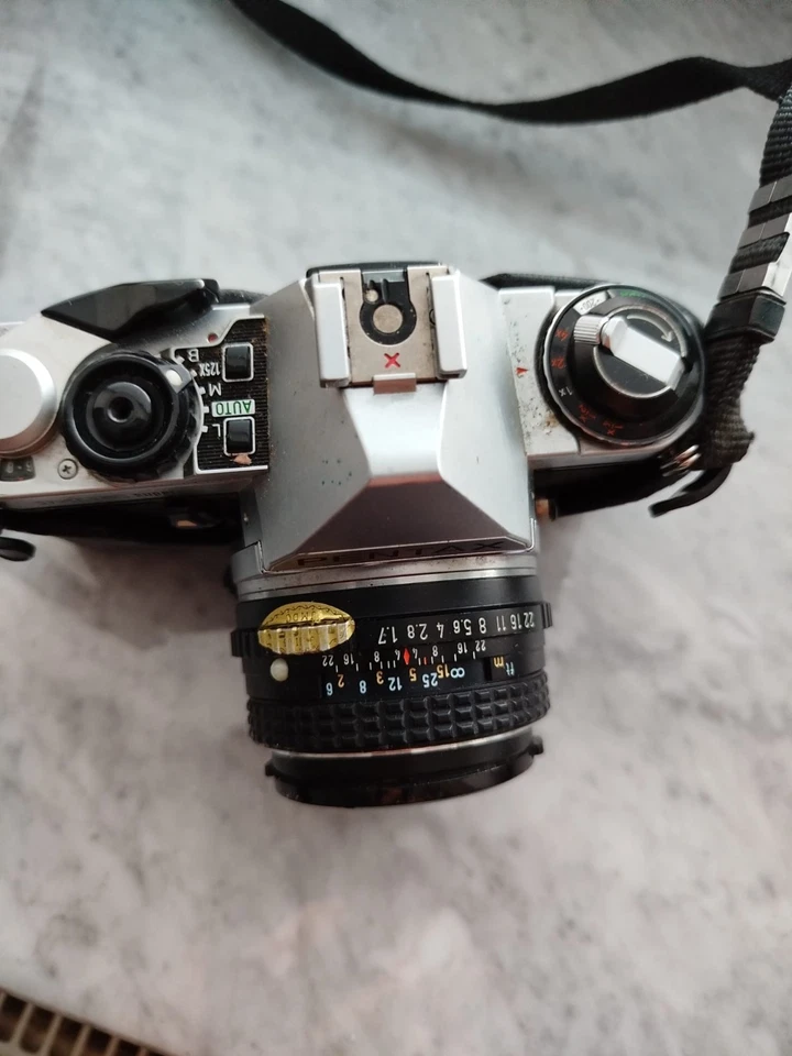 Pentax Me Super Spiegelreflexkamera Silber Vintage - Bild 2 von 4