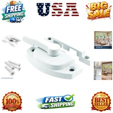 F 2588 Sash Lock, White, Single Pack 2-1/16 in. Hole Centers, Fits Single a...