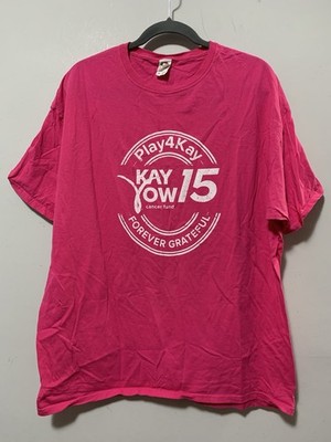 Play 4 Kay Vow 15 Women XL Pink Shirt Radio Show Forever Grateful Classic