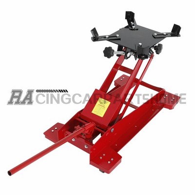 7.3''-24.8'' 1000LBS Hydraulic Roll-Under Transmission Lift Floor Jack 1/2 Ton Red