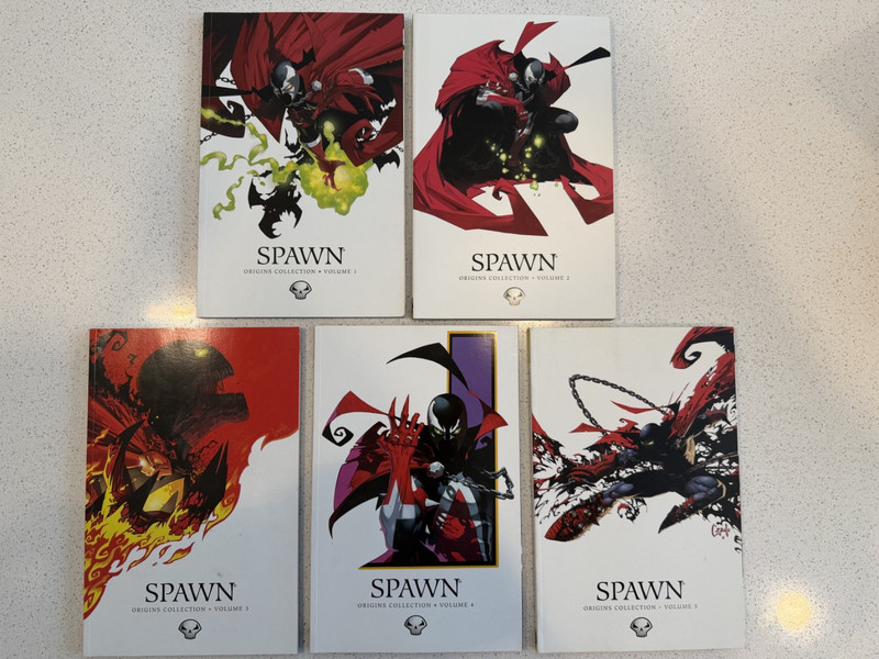 Spawn Origins Collection Vol. 1-5 Graphic Novel Lot Image Comics Bundle