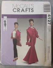 McCalls Sewing Pattern 4127 16" Tyler Wentworth Fashion Doll Clothing Uncut