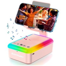 Unique Tech Gift: Cell Phone Stand with Speaker Light