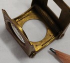 Vintage W. Oliver Tripp Co Brass Linen Tester Thread Counter Magnifier Folding — photo 3