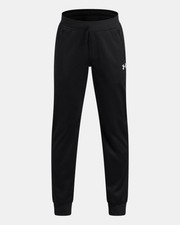 40 Under Armour Boy's Sportswear Tricot Jogger - Black - YXLarge -New With Tag