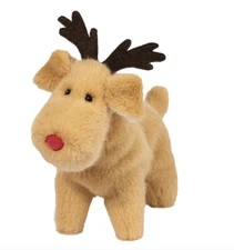Douglas Toys Reindeer Muzzle Plush Stuffed Animal Toy, 7" long