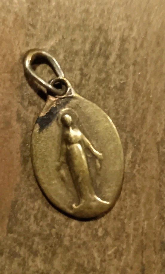 Rare Médaille Religieuse Miraculeuse Ancienne Pontigny Saint Eome