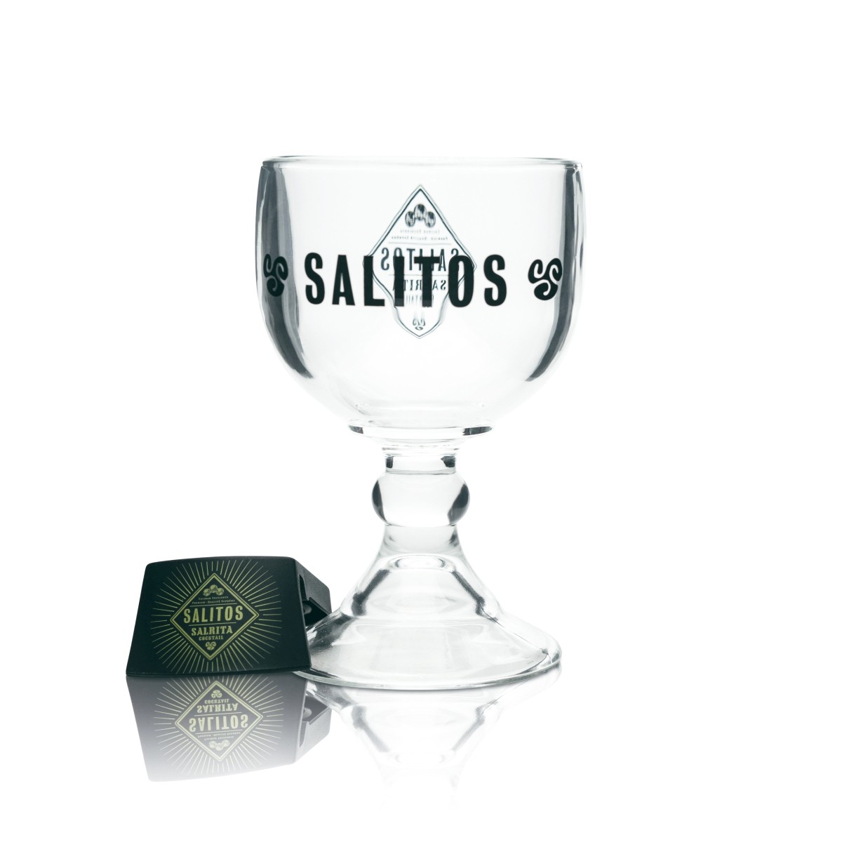 Vaso de cerveza Salitos XL Salrita cóctel globo cáliz bebida larga vasos clip soporte