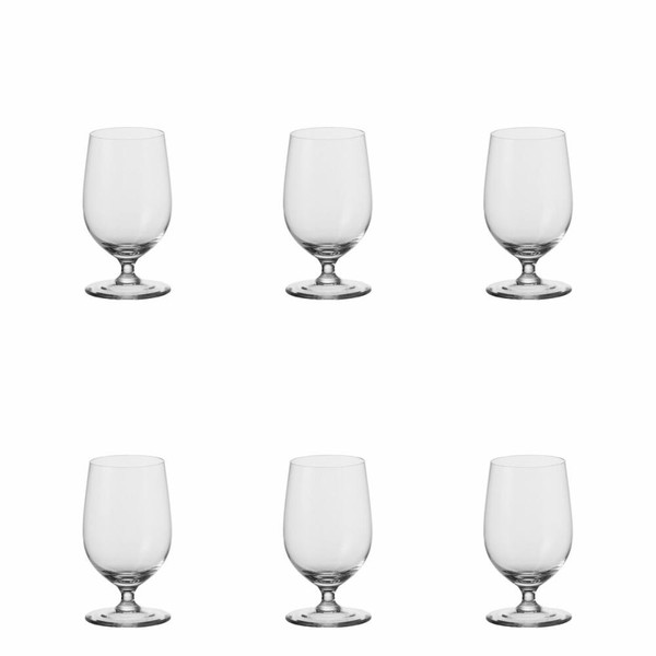 Leonardo Ciao+ Wasserglas 6Er Set Trinkglas Saftglas Glas Extrem StoßFest 310 Ml-image