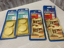 Vintage Gerber drawer safety latches and cord keepers 2 Pks Ea FREE SHIPPING