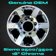 CLEAN! 18" Wheel for GMC Sierra Denali HD 2500 3500 2015 - 2021 Stock OEM Rim
