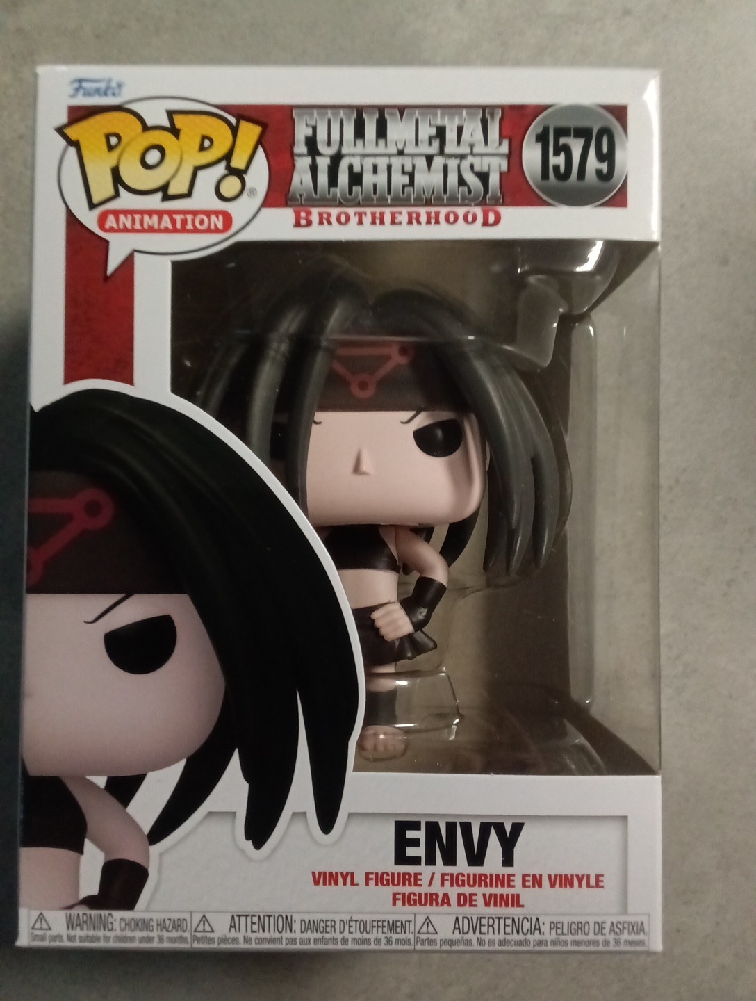 Figura Vinilo Funko Pop Animación Fullmetal Alchemist Brotherhood Envy #1579